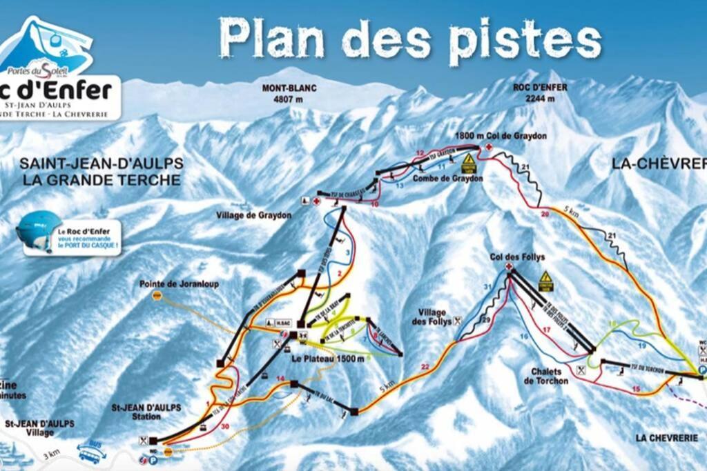 Au Pied Des Pistes B31, Chaleureux Studio 4 Pers, Vue Sur La Vallee Imprenable Avec Wifi, Draps Non Compris Сен-Жан-д'Оль Екстер'єр фото